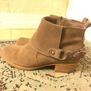 Genuine leather booties
